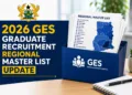 2026 GES Graduate Recruitment Regional Master List Update