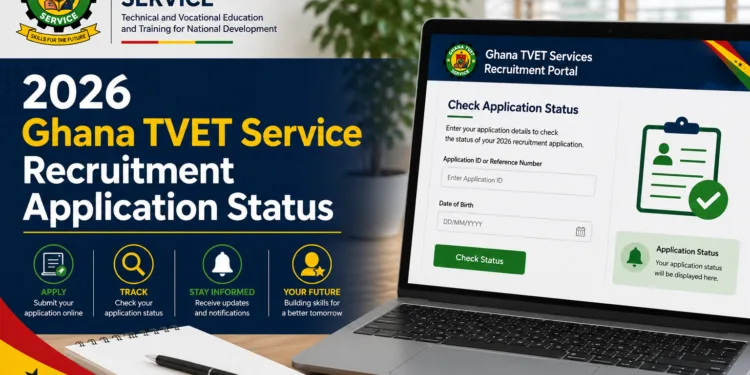 2026 Ghana TVET Service Recruitment Application Status