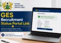 GES Recruitment Status Portal Link