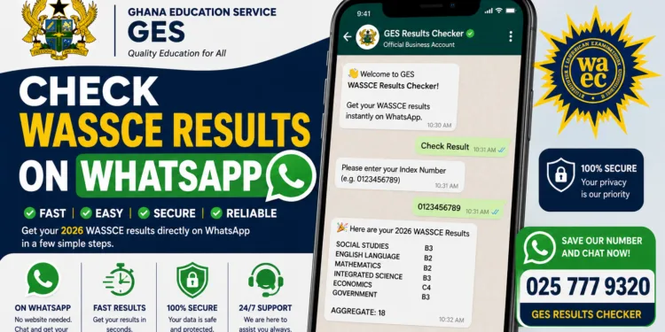 Check WASSCE Results on WhatsApp
