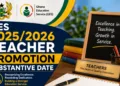 GES 2025_2026 Teacher Promotion Substantive Date