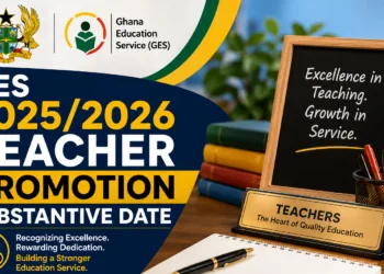 GES 2025_2026 Teacher Promotion Substantive Date