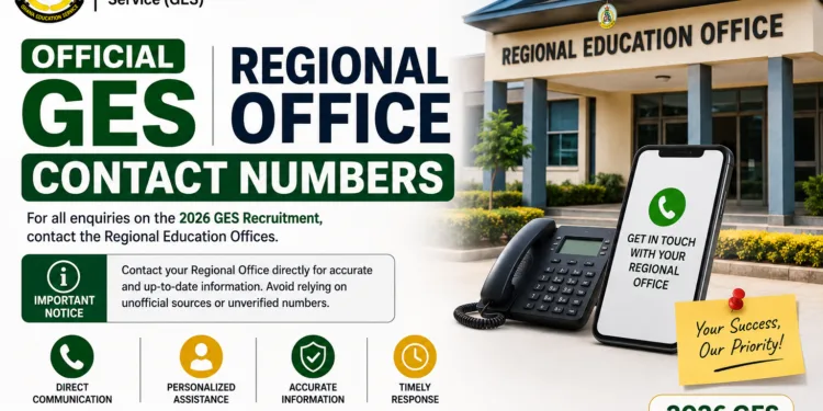 GES Regional Office Contact Number