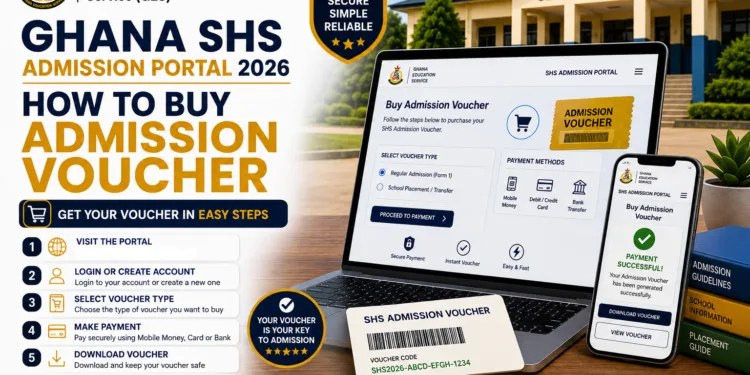 Ghana SHS Admission Portal 2026 - How to Buy Admission Voucher