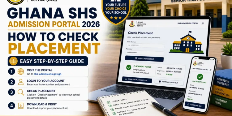 Ghana SHS Admission Portal 2026 - How to Check Placement