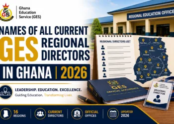 Names & Official Emails Of All Current GES Regional Directors In Ghana - 2026