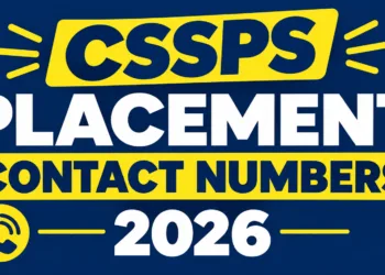 CSSPS Placement Contact Numbers 2026