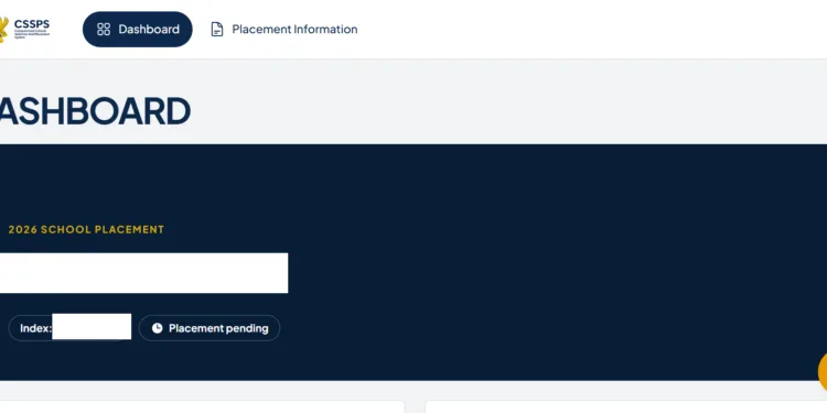 CSSPS Placement Pending Status Meaning