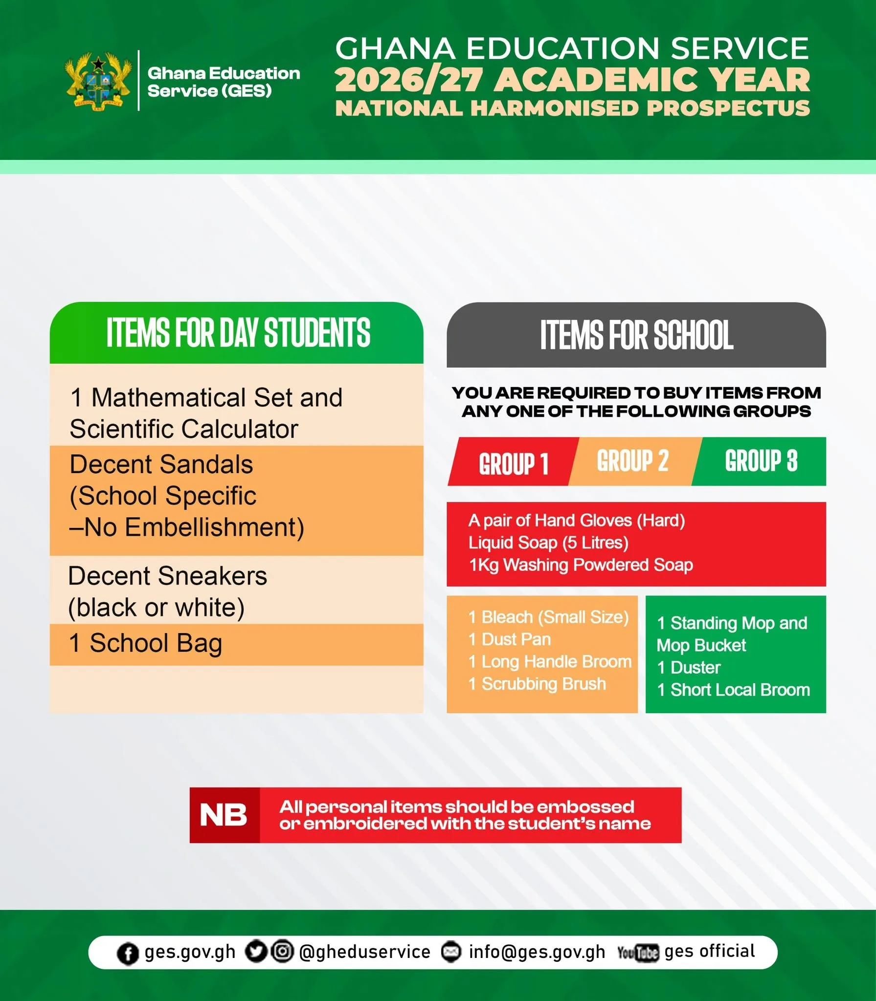 GES Harmonized Prospectus 2026/2027 - Page 2