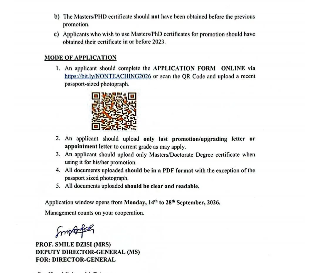 GES Non-Teaching Staff Promotion 2026 - Page 3