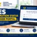 GES Promotion Status Checker Portal