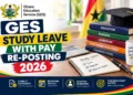 GES Study Leave Re-Posting 2026