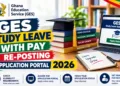 GES Study Leave With Pay Re-Posting Application Portal 2026
