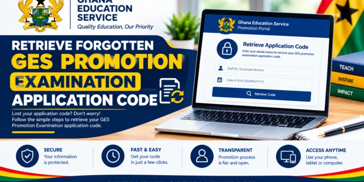 Retrieve Forgotten GES Promotion Examination Application Code